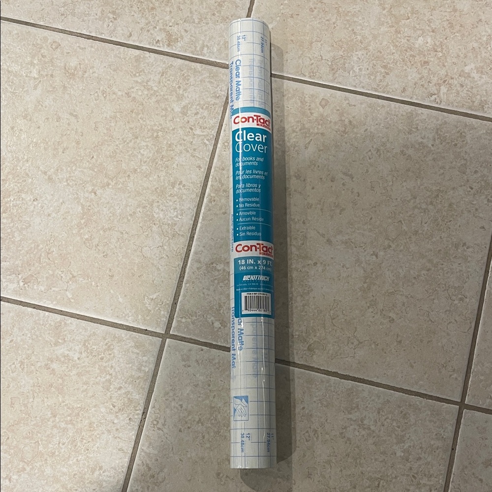 Con-Tact Clear Cover  Liner Roll - Transparent
